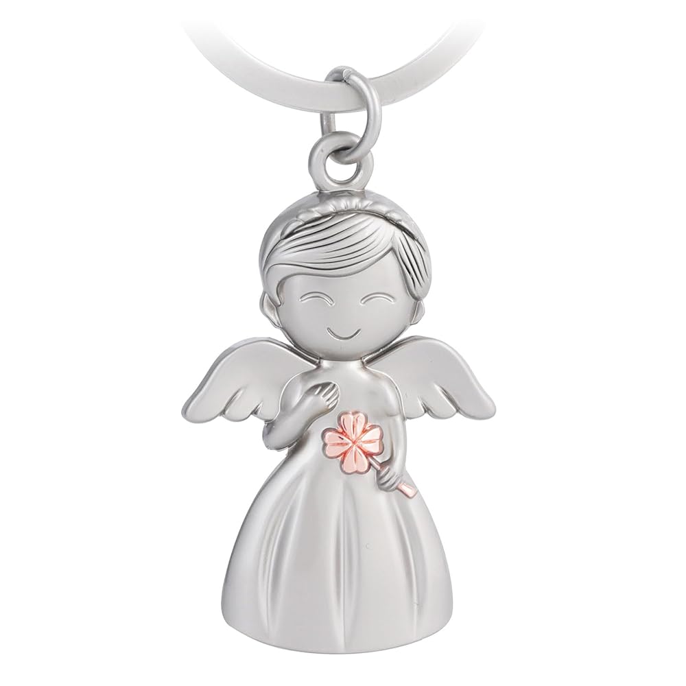 GZXYA 1165 Porte-clés ange gardien porte-bonheur avec